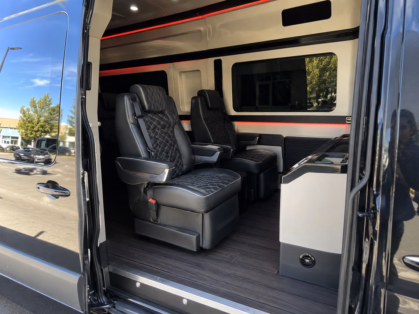 norwalk employee transportation onboard seating