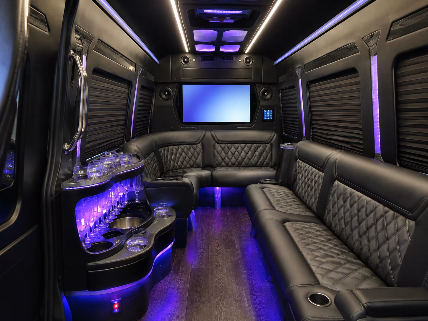 norwalk wine tour brewery transportation onboard seating